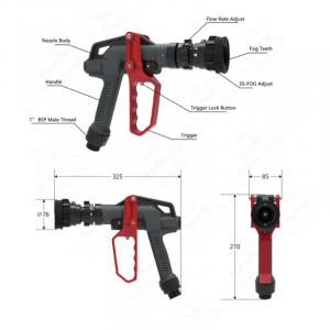 PITON TIPO PISTOLA ALTA PRESION